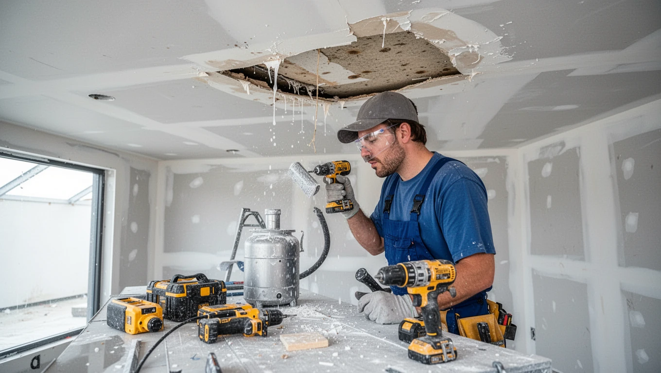 Ceiling Water Damage Repair