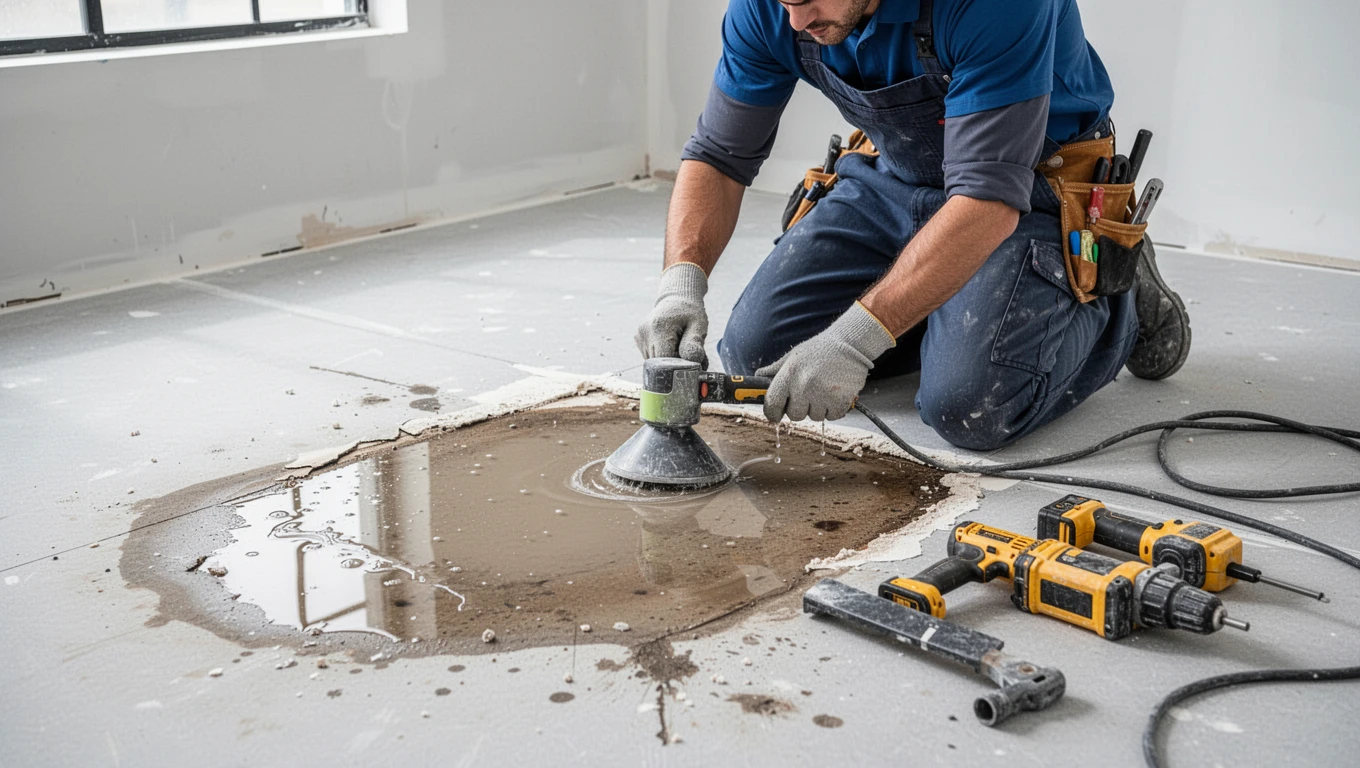 Floor Water Damage Repair
