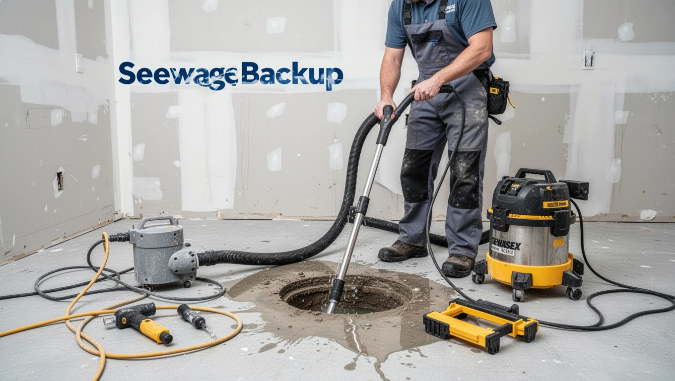 Sewage Backup Cleanup