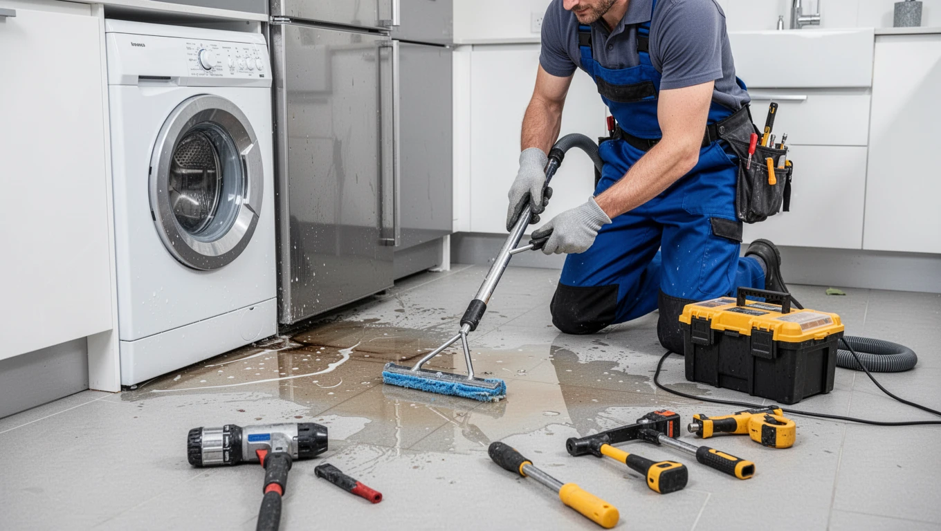 Appliance Leak Cleanup