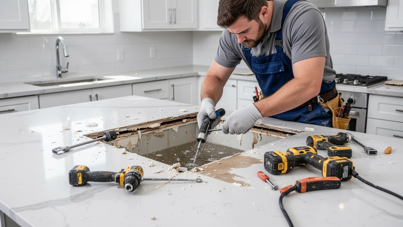 Kitchen Water Damage Repair