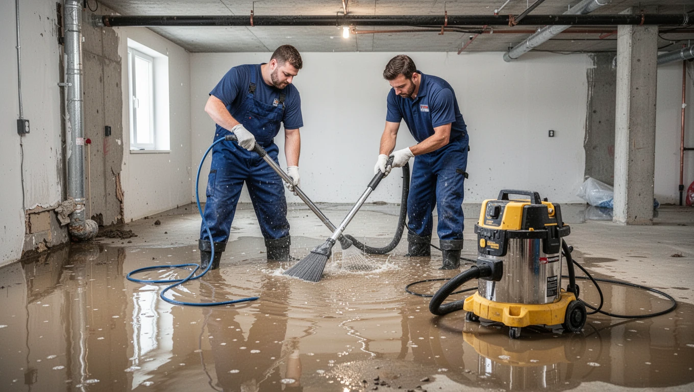 Flooded Basement Cleanup